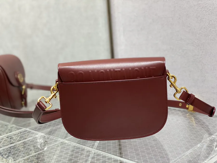Premium Quality Wine Red Medium Bucket Bag