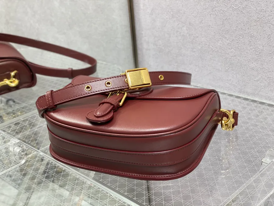 Premium Quality Wine Red Medium Bucket Bag