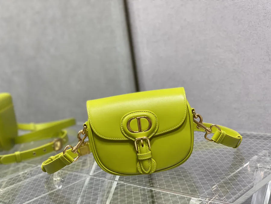 Premium Quality Green Calfskin Mini Bag Bobby Series