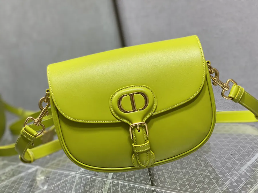 Premium Quality Green Calfskin Bucket Bag Medium