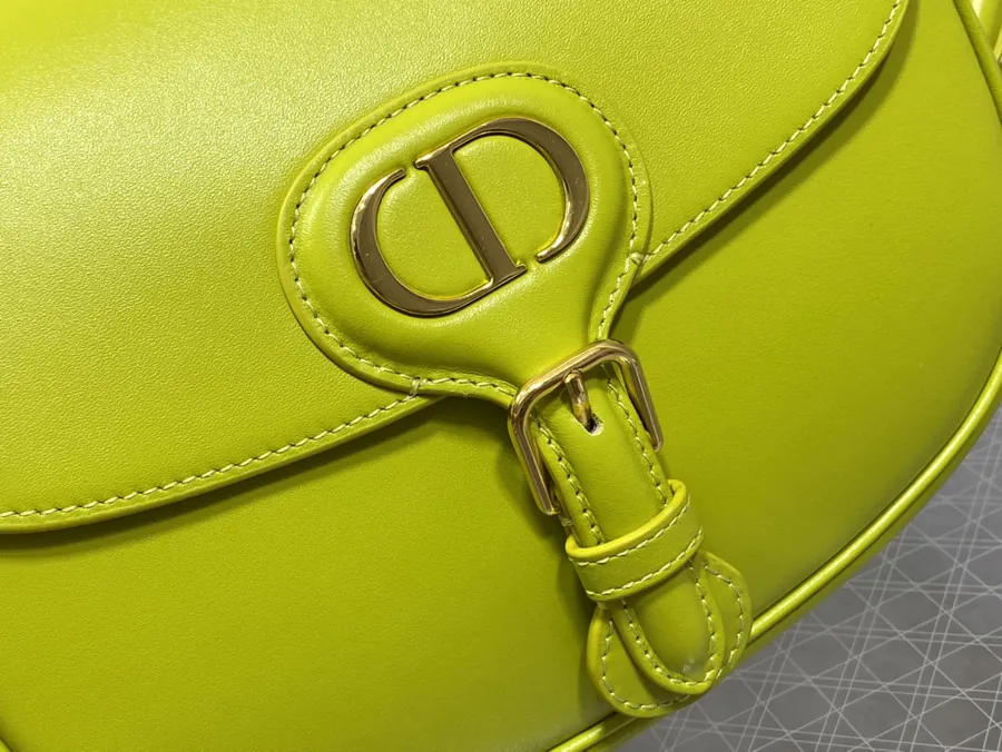 Premium Quality Green Calfskin Bucket Bag Medium