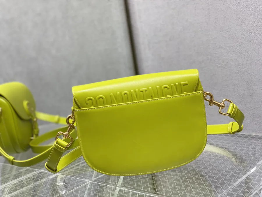 Premium Quality Green Calfskin Bucket Bag Medium