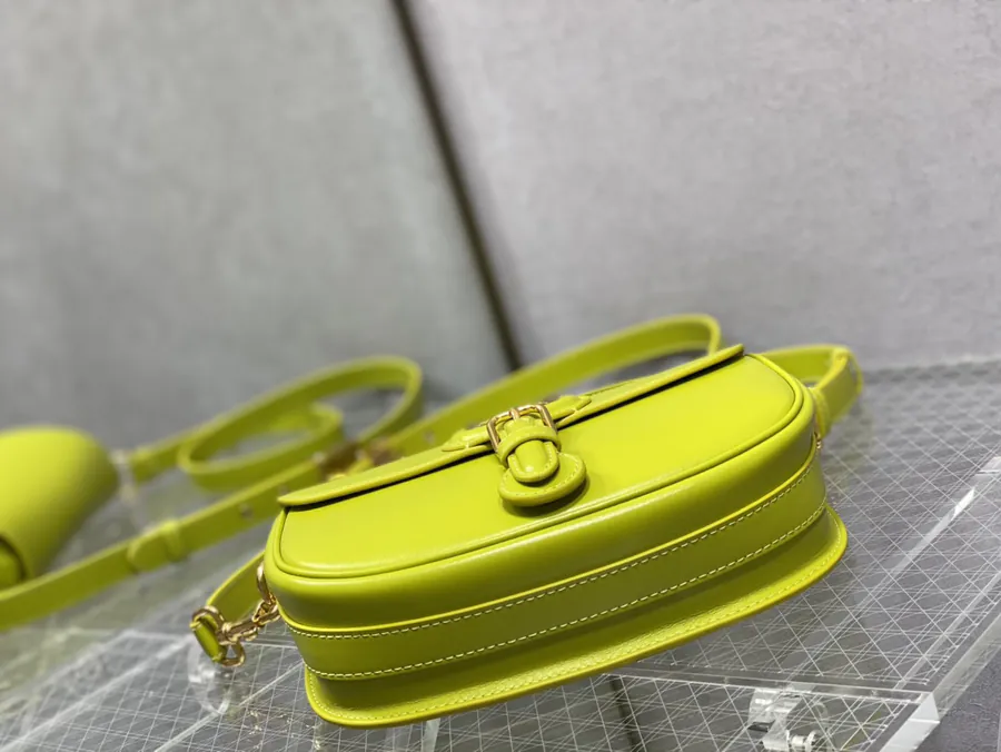 Premium Quality Green Calfskin Bucket Bag Medium