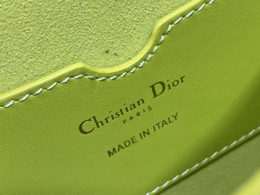 Premium Quality Green Calfskin Bucket Bag Medium