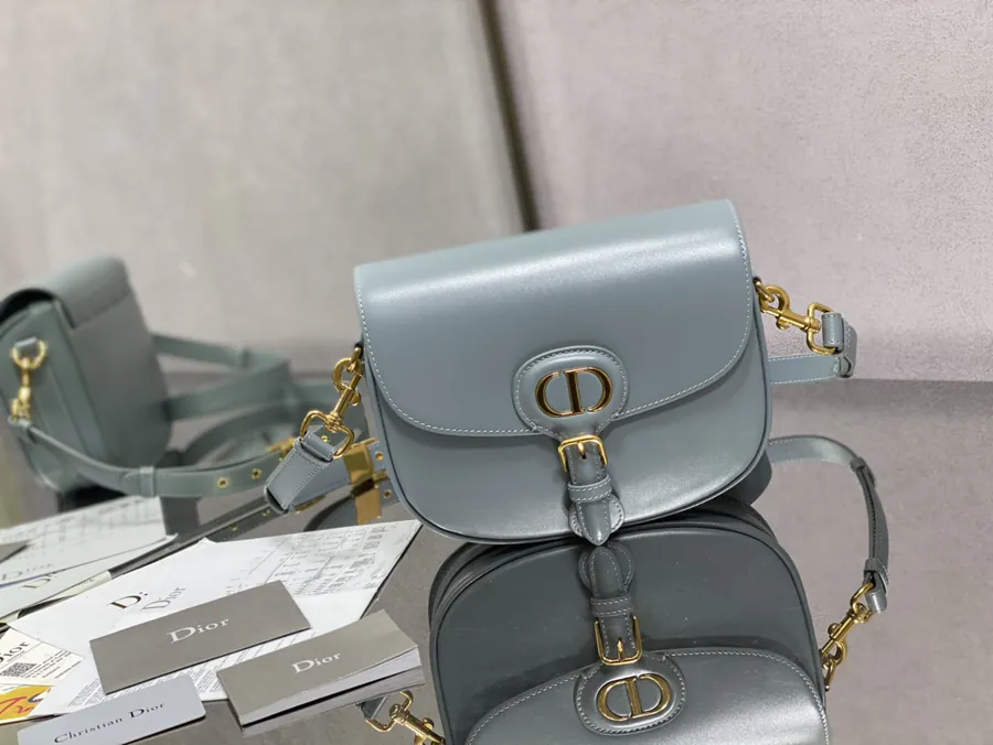 Premium Quality Sky Blue Calfskin Medium Bag P700