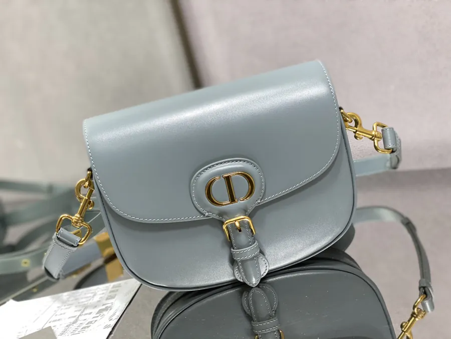 Premium Quality Sky Blue Calfskin Medium Bag P700