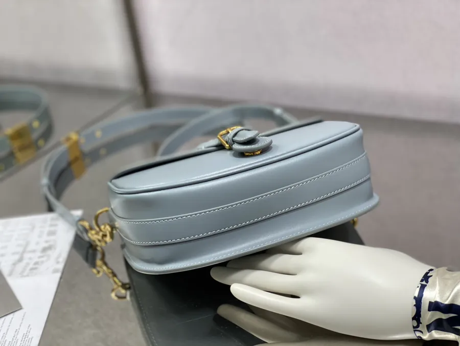 Premium Quality Sky Blue Calfskin Medium Bag P700