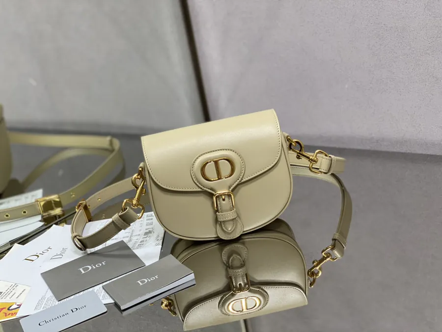 Premium Quality Cream Apricot Calfskin Mini Bag P650