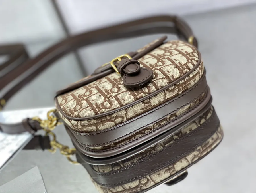Bobby Oblique Autumn Coffee Brown Bucket Bag