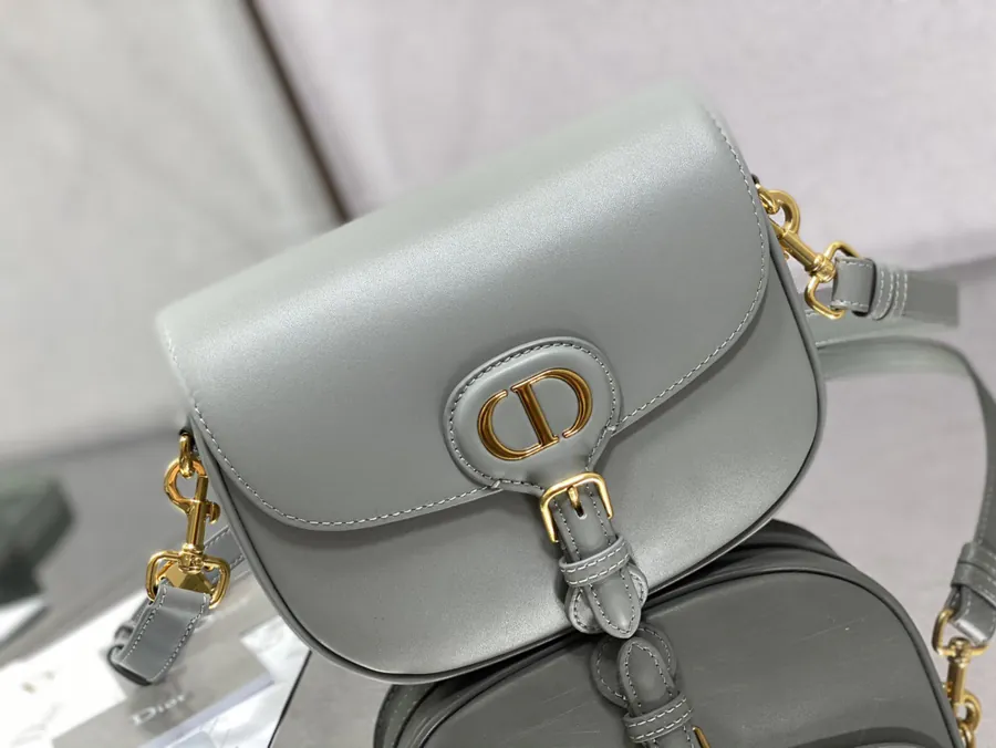 Premium Quality Rock Gray Calfskin Medium Handbag P700