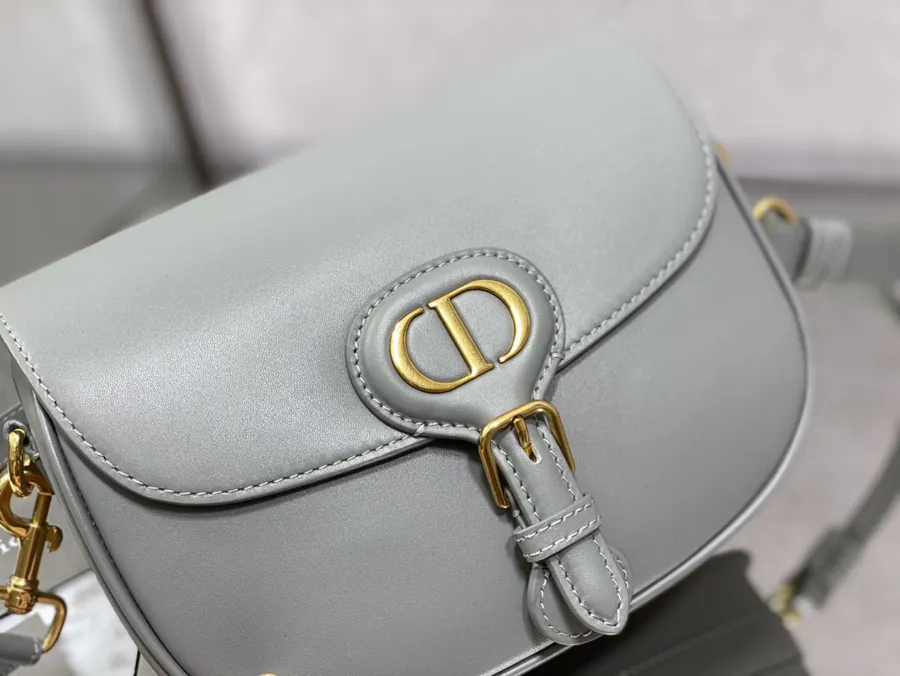 Premium Quality Rock Gray Calfskin Medium Handbag P700
