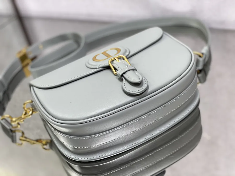 Premium Quality Rock Gray Calfskin Medium Handbag P700