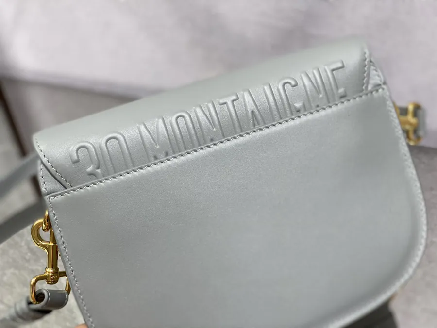 Premium Quality Rock Gray Calfskin Medium Handbag P700