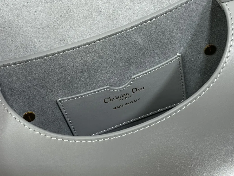 Premium Quality Rock Gray Calfskin Medium Handbag P700