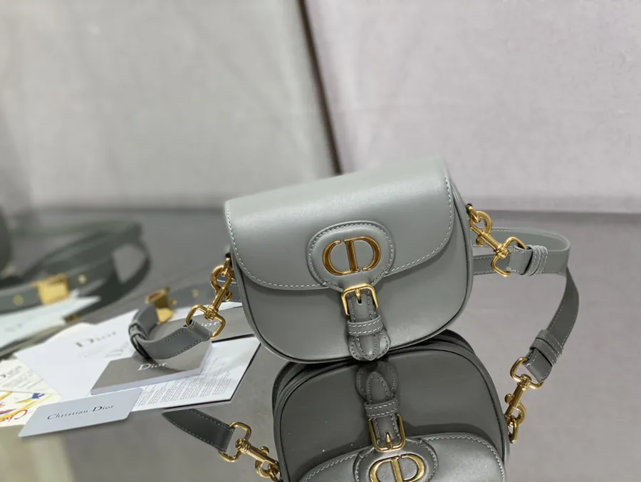 Premium Quality Rock Gray Calfskin Mini Bag P650