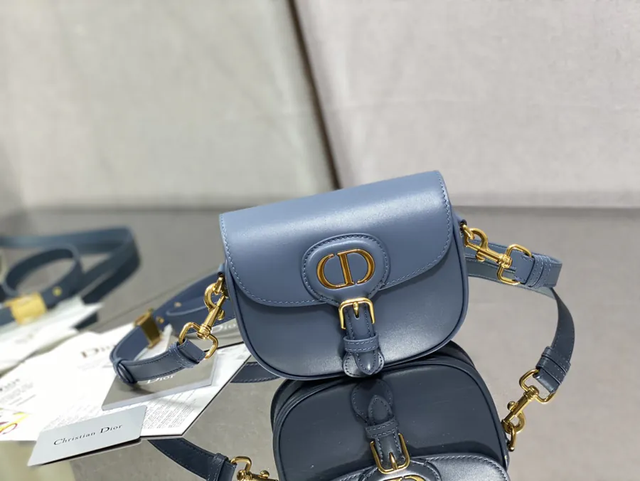 Premium Quality Vintage Blue Calfskin Mini Bag P650