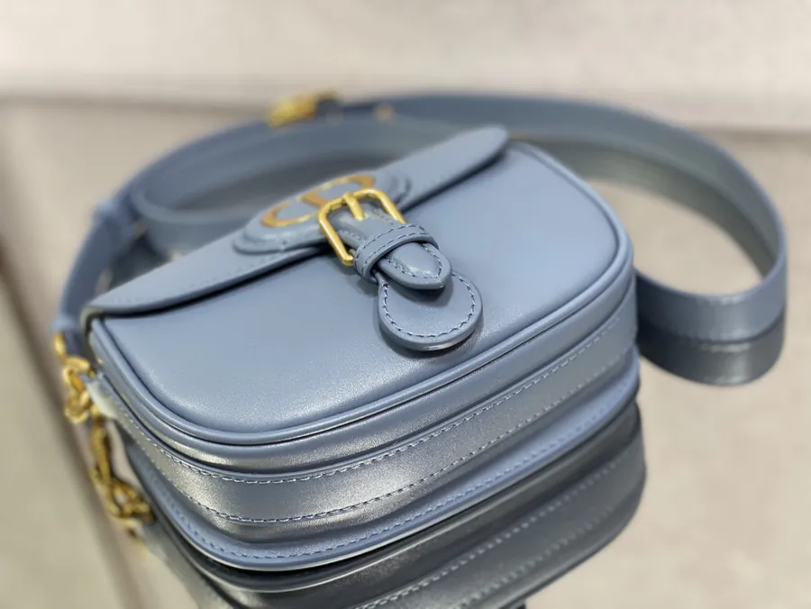 Premium Quality Vintage Blue Calfskin Mini Bag P650