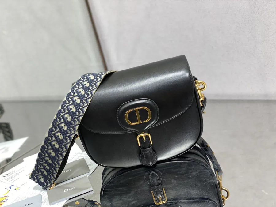 Premium Quality Black Calfskin Large Handbag P800