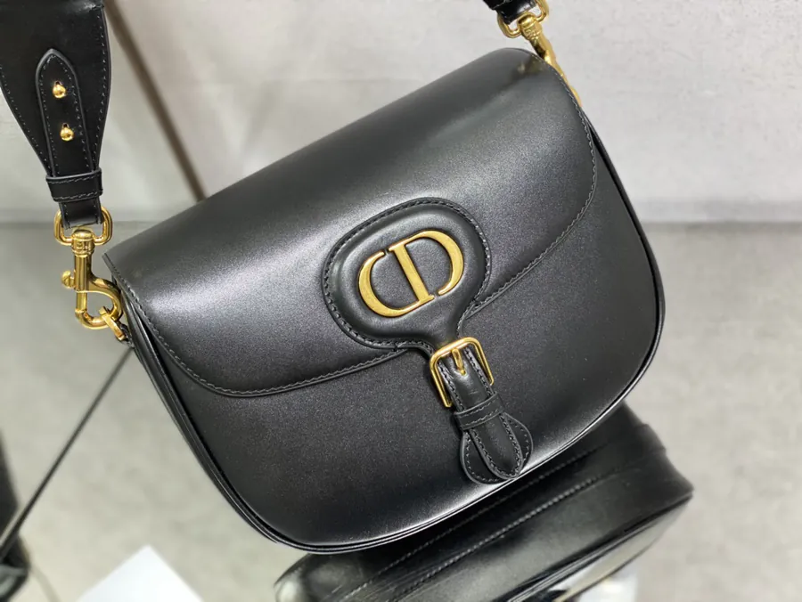 Premium Quality Black Calfskin Large Handbag P800