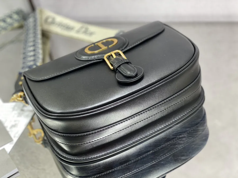 Premium Quality Black Calfskin Large Handbag P800