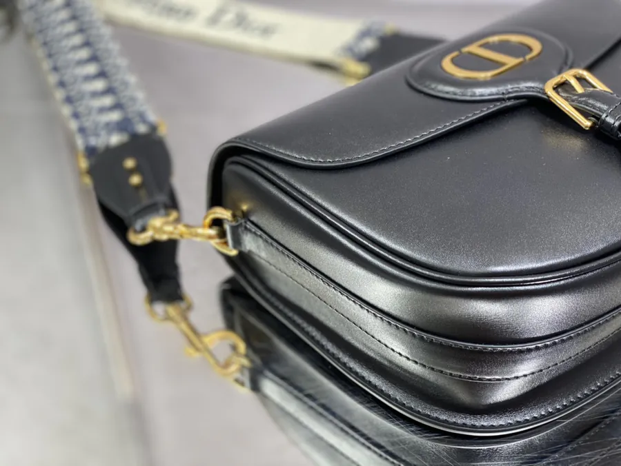 Premium Quality Black Calfskin Large Handbag P800