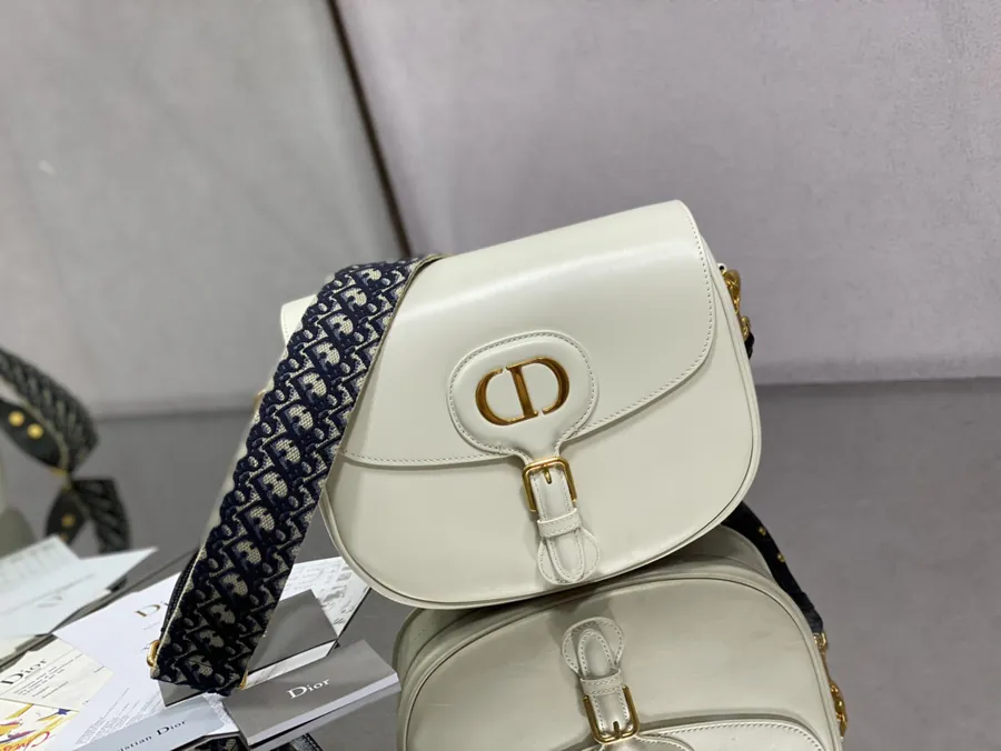 Premium Quality White Large Handbag Bobby Series