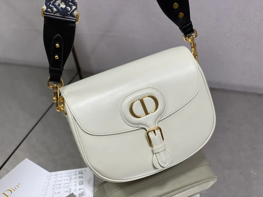 Premium Quality White Large Handbag Bobby Series