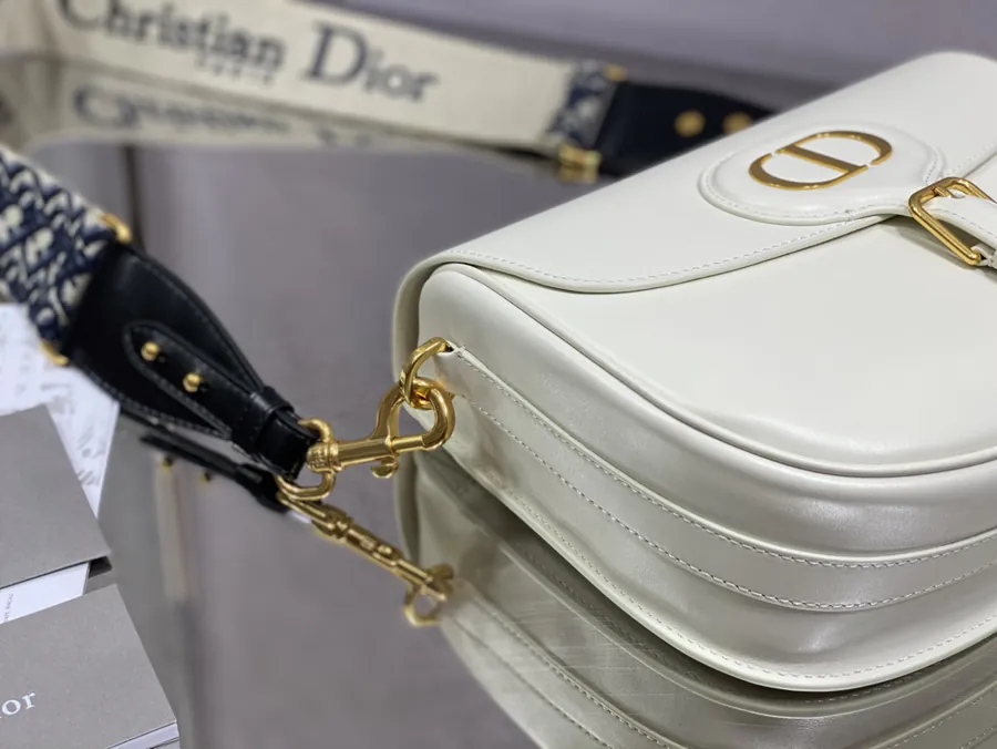 Premium Quality White Large Handbag Bobby Series