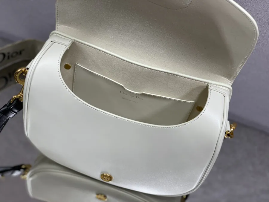 Premium Quality White Large Handbag Bobby Series