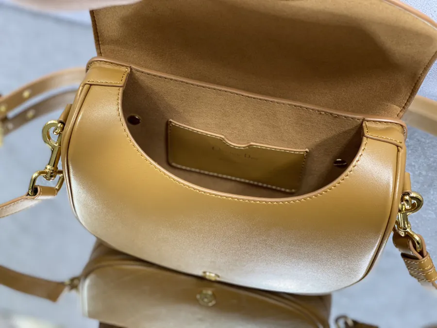 Premium Quality Brown Calfskin Medium Handbag P700