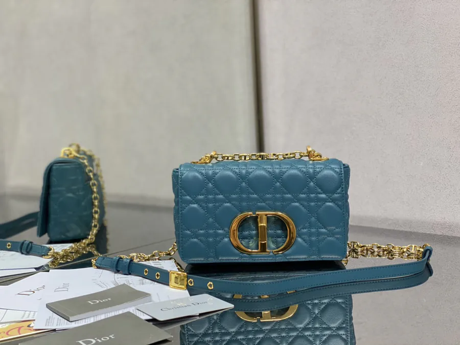 Caro Bag Classic Crocodile Print, Elegant and Chic, Grained Calfskin