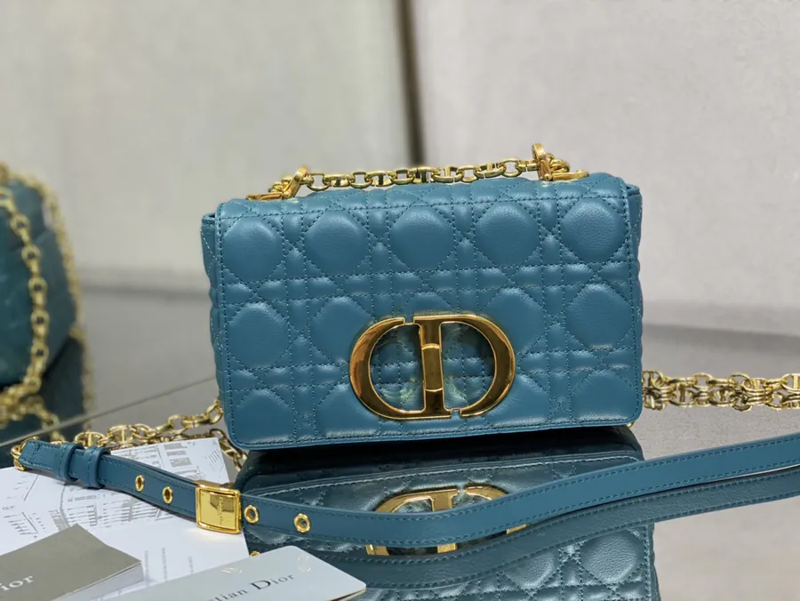Caro Bag Classic Crocodile Print, Elegant and Chic, Grained Calfskin
