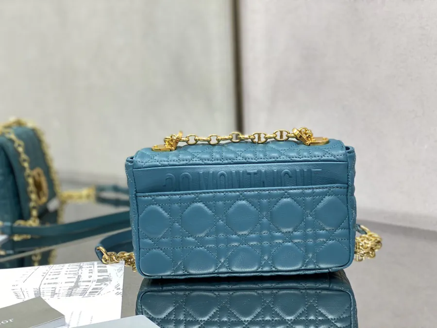 Caro Bag Classic Crocodile Print, Elegant and Chic, Grained Calfskin