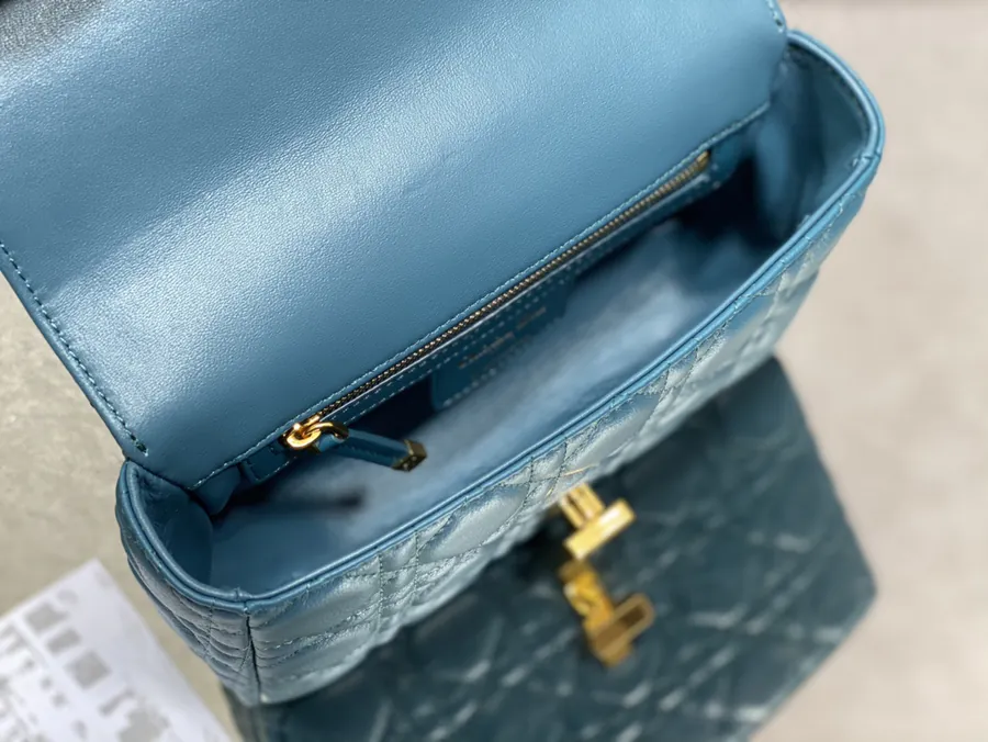 Caro Bag Classic Crocodile Print, Elegant and Chic, Grained Calfskin