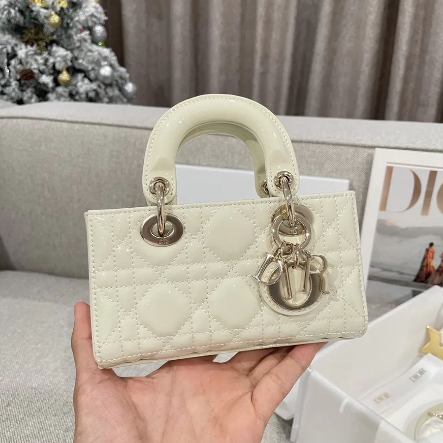 P600 Joy 16 Mini Crystal Clear Glossy Calfskin