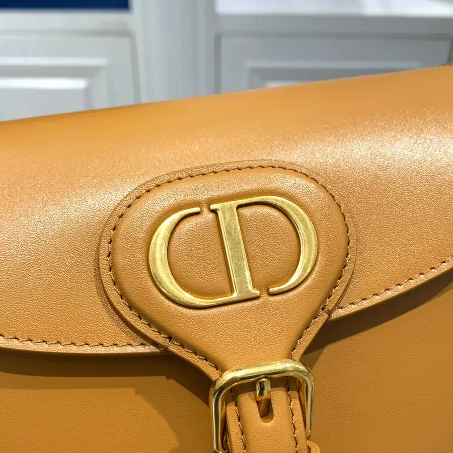P600 Premium Quality CD Small Bucket Bag in Caramel