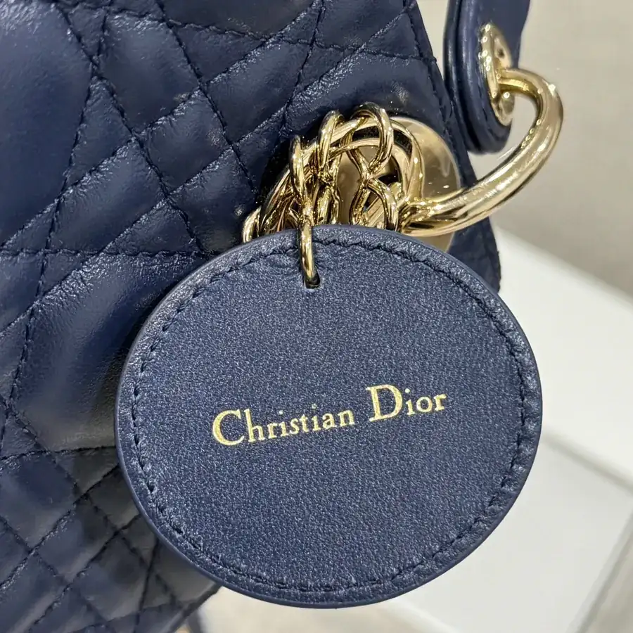 P700 Premium Quality Bucket Bag with Blue Calfskin