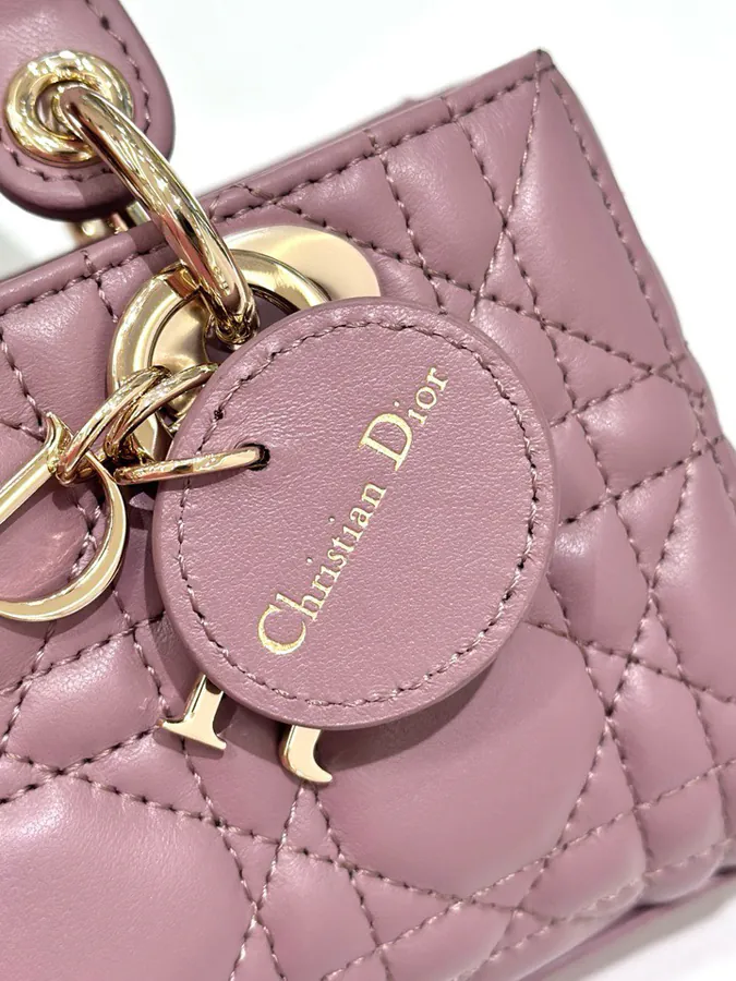 P600 Premium Quality Mini Bucket Bag with Grained Calfskin