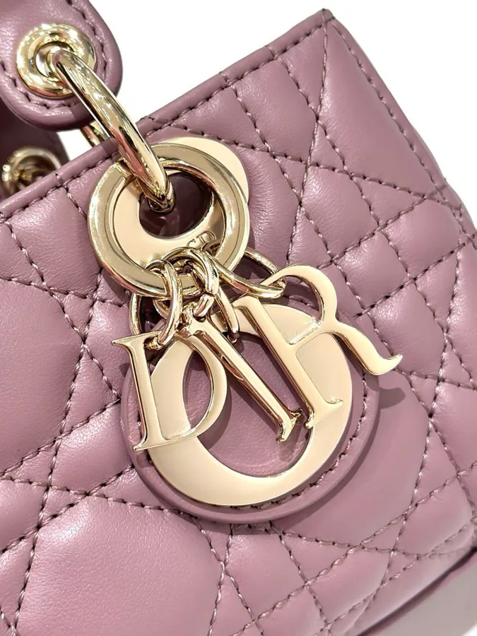 P600 Premium Quality Mini Bucket Bag with Grained Calfskin