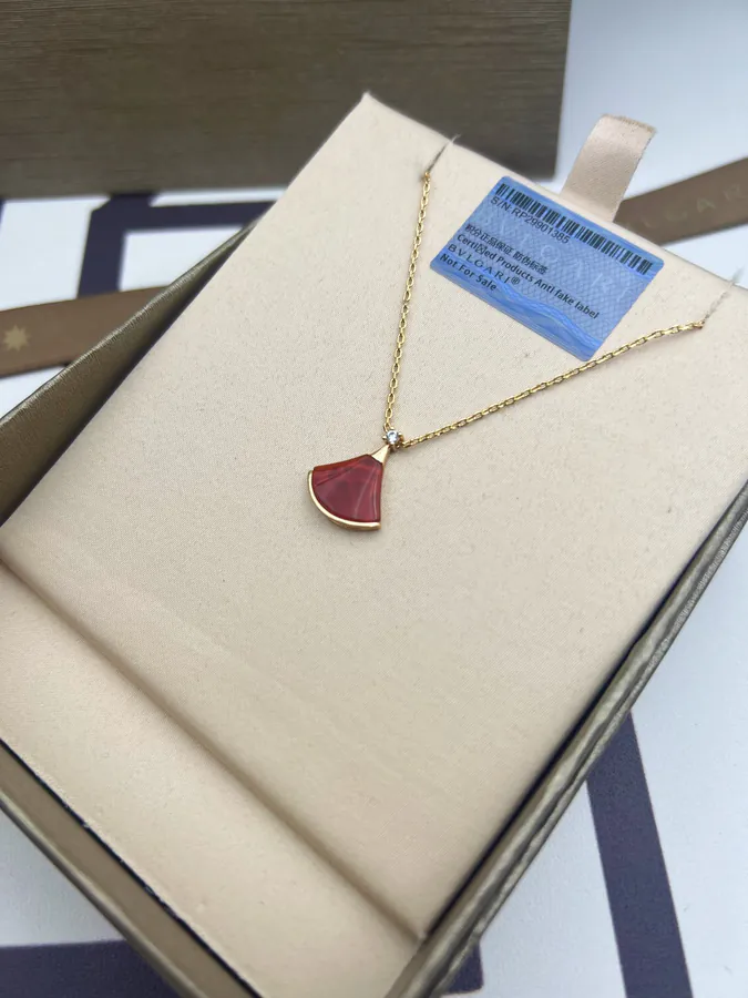 Bvlgari Red Zirconia Necklace