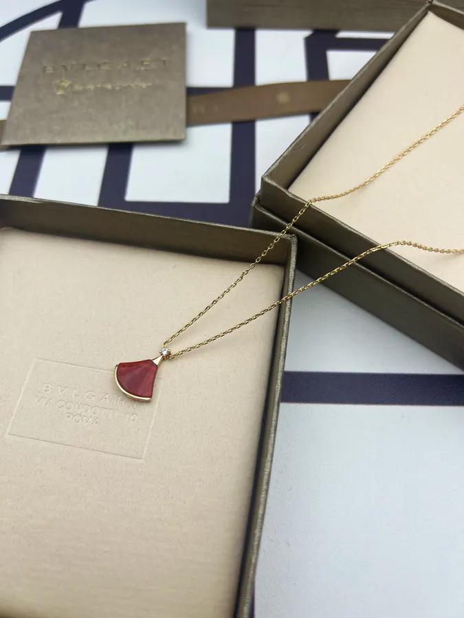 Bvlgari Red Zirconia Necklace