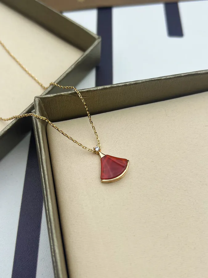 Bvlgari Red Zirconia Necklace