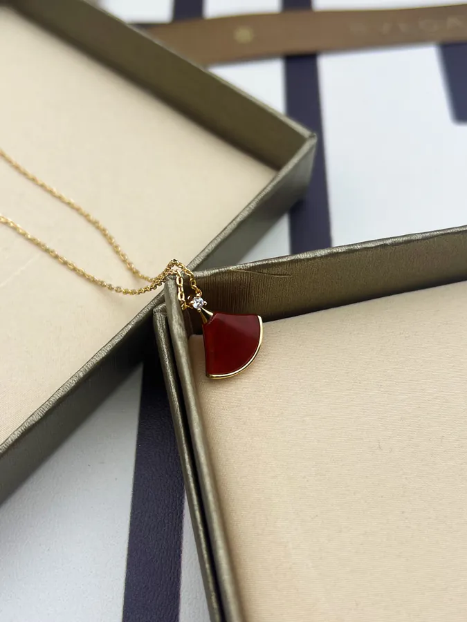 Bvlgari Red Zirconia Necklace