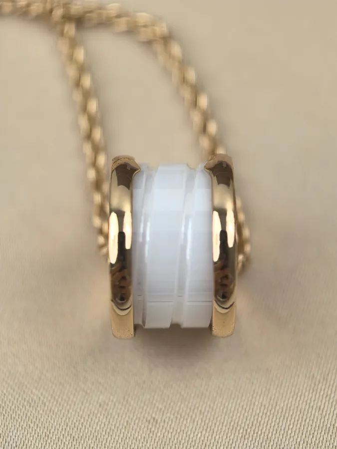 Bulgari Classic White Ceramic Necklace