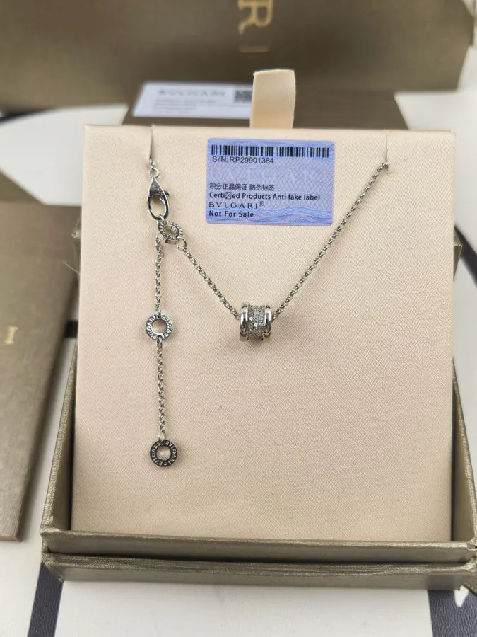 Bulgari Mini Waist Necklace Silver Edition