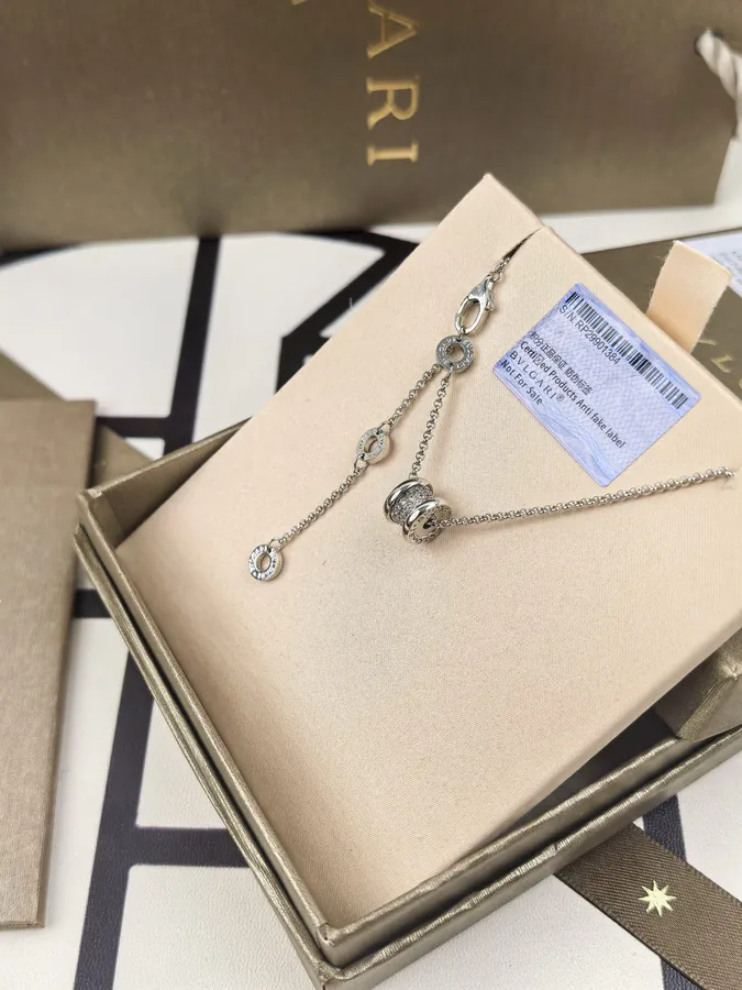 Bulgari Mini Waist Necklace Silver Edition