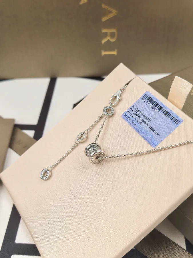 Bulgari Mini Waist Necklace Silver Edition