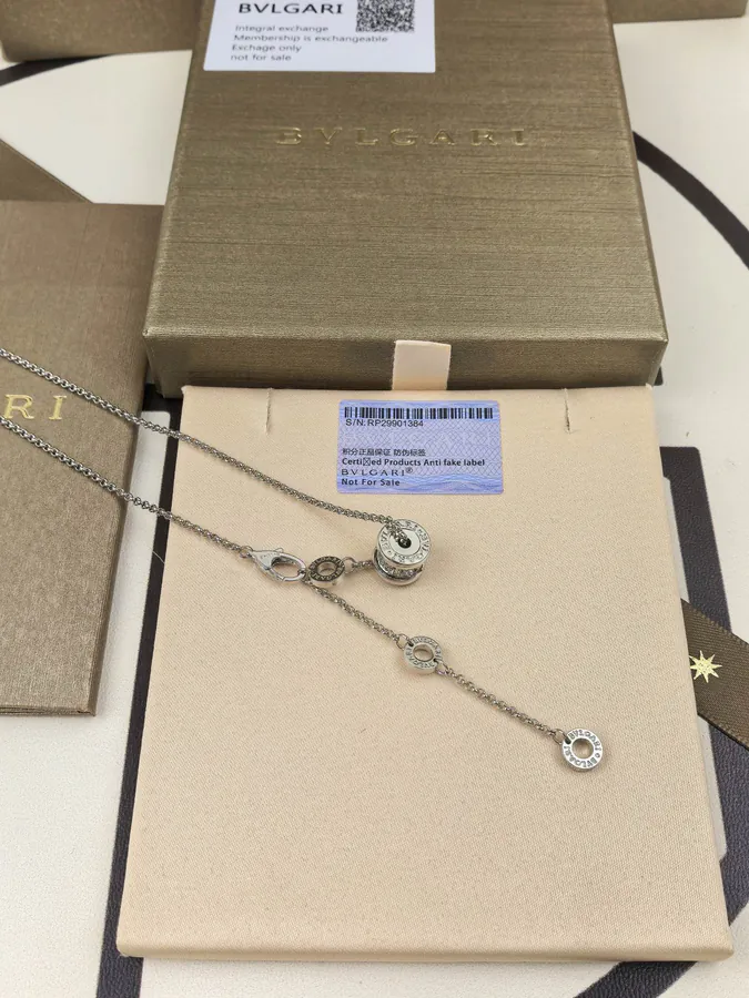 Bulgari Mini Waist Necklace Silver Edition