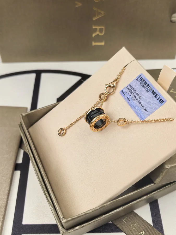 Bulgari Classic Black Ceramic Necklace
