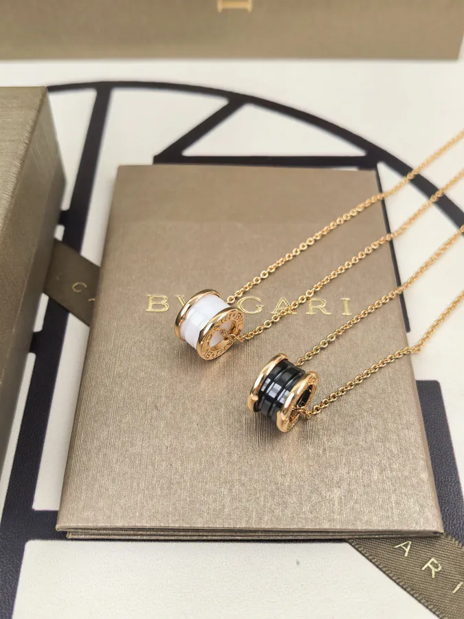 Bulgari Classic Black Ceramic Necklace